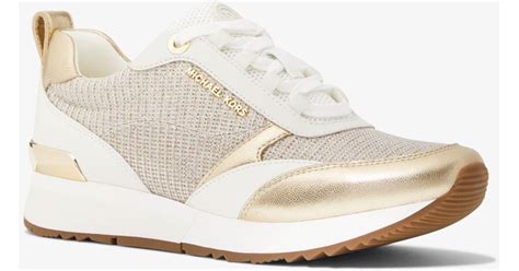 michael kors allie trainer mesh|Michael Kors allie stride trainers.